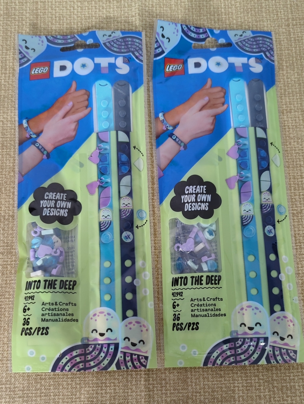 LEGO Dots Into The Deep Bracelet Kit Set Of 2 Packs (Each Pack Makes 2)